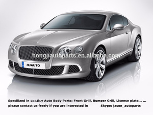 Grille de calandre chromée avant pour Bentley Continental GT <span class=keywords><strong>GTC</strong></span> 3W3 853 684 / 3W3 853 683 - Product Image 4