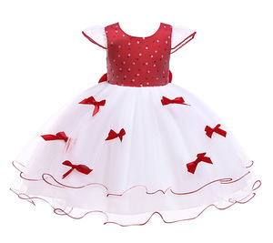 3 anni di età tutu <span class=keywords><strong>elegante</strong></span> partito del merletto della principessa dell'increspatura vestito convenzionale di disegno per i bambini vestiti della ragazza - Product Image 3