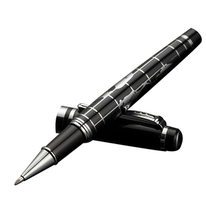 Bolígrafo de Gel Metálico de Lujo, Bolígrafo de Regalo de Alta Calidad con Tinta Negra y Mapa del Mundo - Product Image 1