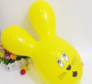 Palloncino in lattice colorato a forma di coniglio da 16 pollici con occhi, <span class=keywords><strong>per</strong></span> Pasqua o giocattoli <span class=keywords><strong>per</strong></span> <span class=keywords><strong>bambini</strong></span> - Product Image 2