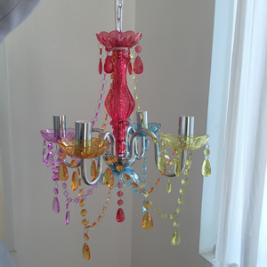 Plafonnier LED multicolore en cristal, luminaire décoratif d'intérieur, luminaire décoratif de plafond, idéal pour un <span class=keywords><strong>salon</strong></span>, une salle à manger ou un <span class=keywords><strong>salon</strong></span> - Product Image 4