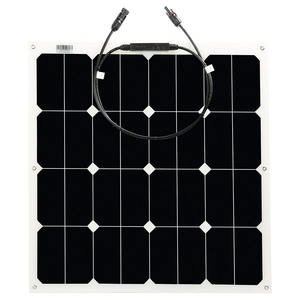 Harga Bagus Sunpower Fleksibel 50W Panel Surya 12V untuk Mobil Hybrid Charger Baterai