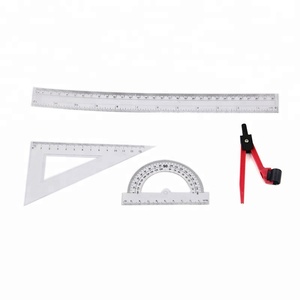 <span class=keywords><strong>30Cm</strong></span> Tùy Chỉnh Nhựa Thước Tam Giác Thước Bộ Thiết Lập Trường Hình Học Thiết Lập - Product Image 2