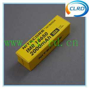 de acciones nuevas de la marca <span class=keywords><strong>nitecore</strong></span> 18650a las células de la batería <span class=keywords><strong>18650</strong></span> 2000 mah 30 amperios de la batería recargable - Product Image 4