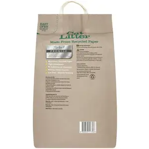 biodegradable cat litter paper bag with handle