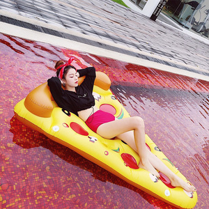 Inflable gigante personalizado Arco <span class=keywords><strong>Iris</strong></span> piña <span class=keywords><strong>Pizza</strong></span> flotante cama Mat piscina flotador - Product Image 4