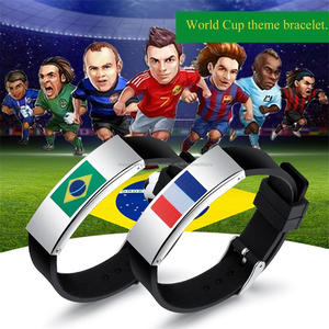 <span class=keywords><strong>2018</strong></span> Nouveau Design La Russie Coupe Du Monde De Silice Gel En Cuir de Football de Football Bracelet Pour Les Fans - Product Image 5