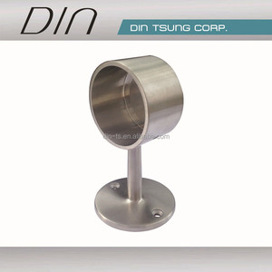 Stainless Steel Floor <b>Mounted</b> Tube Post for Stair <b>Railings</b> Modern Design Rust Resistant - Product Image 4
