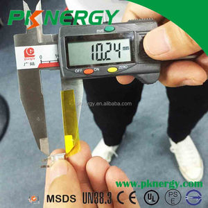 충전식 lipo 배터리 250910 10mAh 3.7v 가장 작은 리튬 폴리머 배터리