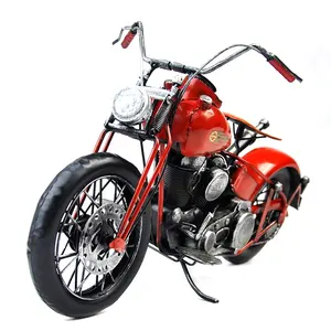 TM009 단철 장식품 금속 공예 골동품 북유럽 홈 장식 수제 금속 오토바이 모델