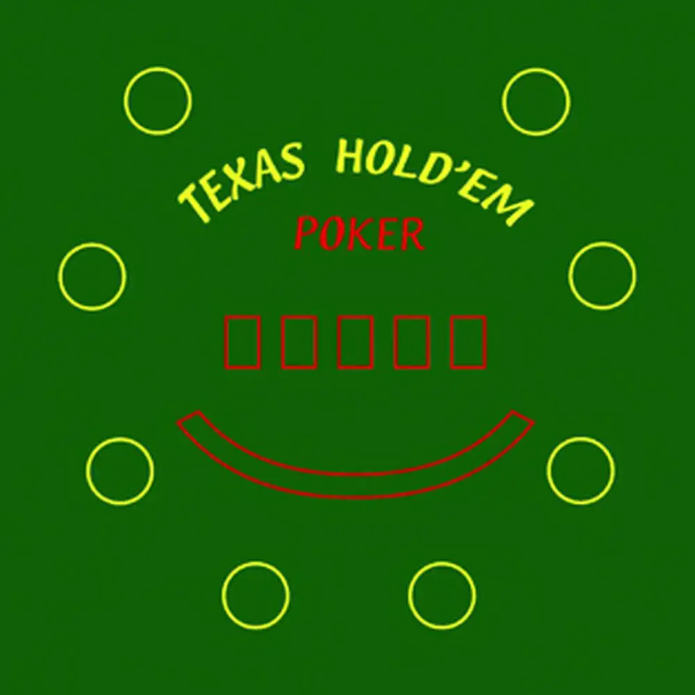 Keçe poker oyunu/poker masası mat/oyun keçe