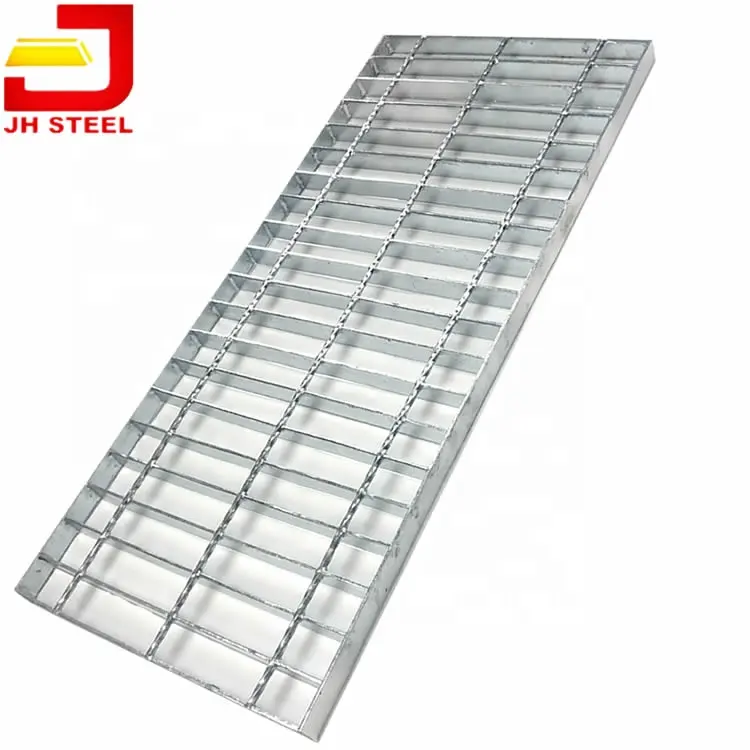 Hot dip galvanized steel metal grating