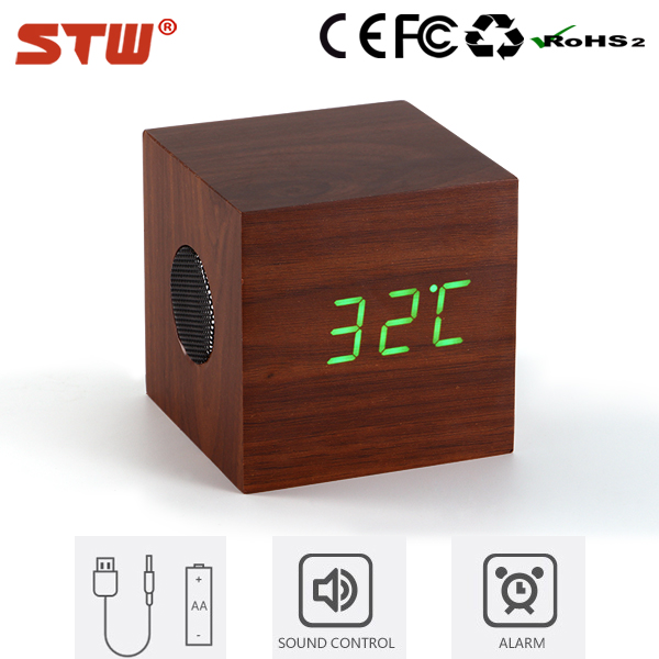 Новые продукты деревянный hifi bluetooth-спикер