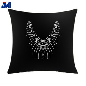 10,5 "W * 10" H Hot Fix Rhinestone Transferencia de calor Bling Escote - Product Image 5