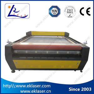 2015 caliente! cnc de alta velocidad de alimentación automática máquina de corte por láser de tela - Product Image 4