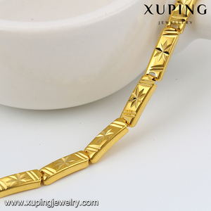 74477 - Joyería de Moda <span class=keywords><strong>para</strong></span> <span class=keywords><strong>Adolescentes</strong></span>, Pulsera de Cadena Elegante con Diseños Simples en Oro de 24k <span class=keywords><strong>para</strong></span> Chicas - Product Image 2