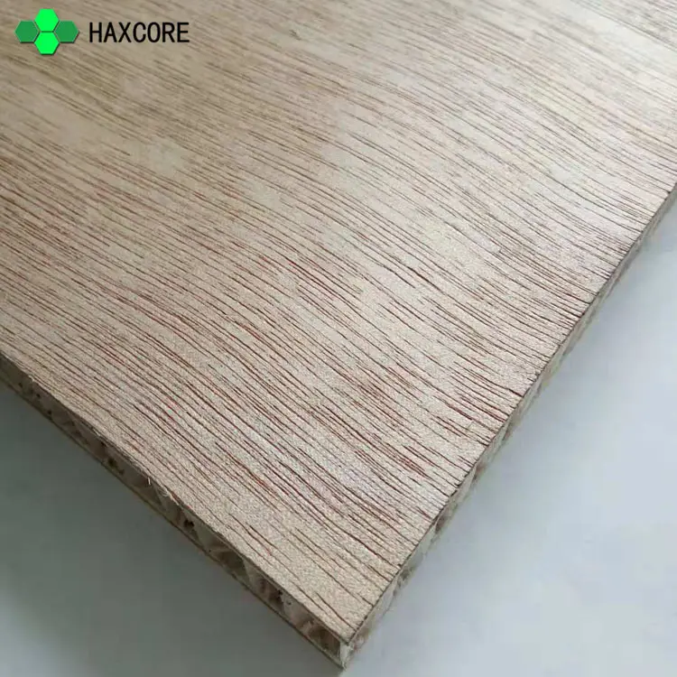 Plywood Facing PP Honeycomb Panel