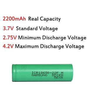 Rusia brasia promoción ni cd recargable <span class=keywords><strong>3</strong></span>.7 v batería de iones de litio 2200 mah 18650 for samsung con servicio del OEM - Product Image 3