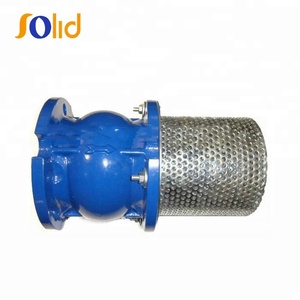 DN300, PN16 sünek demir taban vanası paslanmaz çelik süzgeç ile - Product Image 5