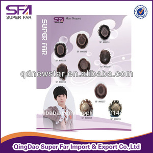 Populaires 100% <span class=keywords><strong>main</strong></span> attachée cheveux humains toupee des <span class=keywords><strong>hommes</strong></span> - Product Image 1