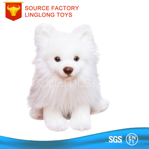 Köpekler için oyuncaklar özelleştirmek yavru Pomeranian yavru peluş oyuncak sarı uzun saç <span class=keywords><strong>Boo</strong></span> köpek oyuncak - Product Image 3