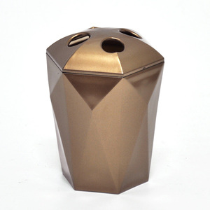 Accesorio de plástico hexagonal de bronce para Baño - Product Image 3