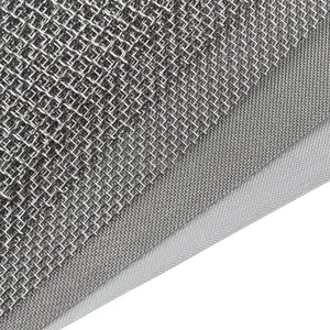 Rete metallica tessuta della rete metallica del ferro di qualità Premium all'ingrosso rete metallica unita dell'acciaio inossidabile di dimensione Standard