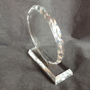 Diseño Popular barato mano cristal trofeo de recuerdo regalo HBL-NA40 - Product Image 2