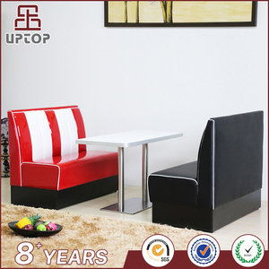Hotel <span class=keywords><strong>restaurante</strong></span> SP-CT833a cuero upholsted curva banqueta asientos de cabina - Product Image 3
