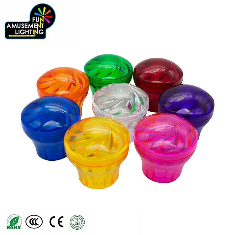 Parque de diversões Lâmpada Amarela E14 Tampas Da Lâmpada LED Cabochão Cabochão Luz 24V