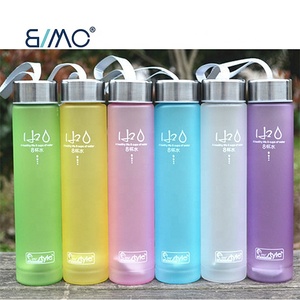 الإبداعية أزياء حلوى لون H2O شفافة متجمد كوب بلاستك رياضية زوجين كوب ماء حبل الأزياء مصاصة كوب - Product Image 2