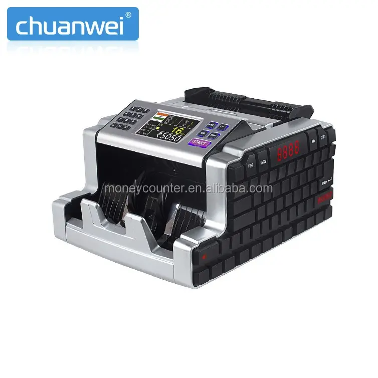 AL-6210T Counterfeit Fake Money Currency Note Bill Cash Banknote Counter Detector Counting Machine
