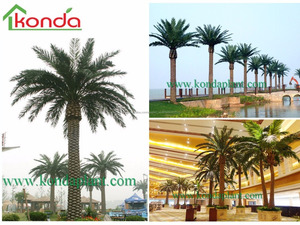 Artificial de árboles de invierno fecha artificial palmera falsa palmera <span class=keywords><strong>botella</strong></span> de plástico - Product Image 3