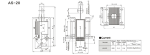 As-20 3kgf 29.4n Kracht 20Mm Slag Ac Elektromagneet Push Pull Type Aantrekkelijke Solenoïde - Product Image 2