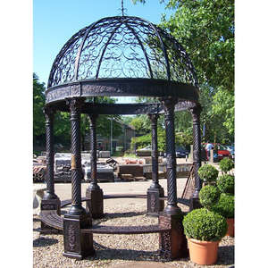 Gazebo <span class=keywords><strong>de</strong></span> hierro fundido y <span class=keywords><strong>casa</strong></span> verde - Product Image 4