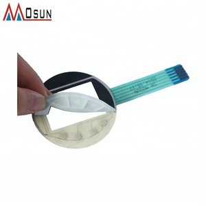 China custom front panel <strong>supplier</strong> <strong>window</strong> <strong>membrane</strong> <strong>switch</strong> 3M adhesive LED graphic overlay keypad screen printing manufacturer - Product Image 1