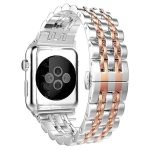 Bracelet de rechange IVANHOE pour Apple Watch 38mm 42mm série 4/3/2/1, Bracelet de rechange en métal en acier inoxydable pour montre intelligente - Product Image 4