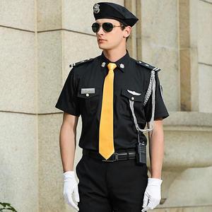 Seragam Satpam Lengan Pendek Musim Panas Pria, Kemeja Kerja Penjara - Product Image 3