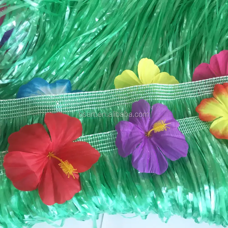 Saia havaiana verde árvore do luau hibiscus