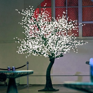Bán buôn ngoài trời Vườn kỳ nghỉ giáng sinh trang trí cảnh quan Đèn nhân tạo 10ft <span class=keywords><strong>LED</strong></span> Acrylic hoa anh đào ánh Sáng Cây - Product Image 2