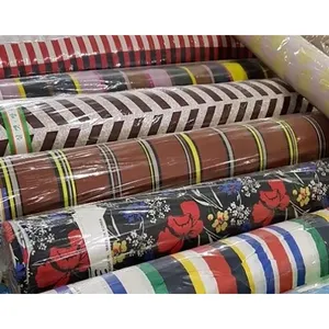 Fabric Stock Lot: Cotton/Linen 15's(Heavy) Print Woven 58/60"