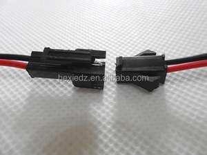 JST 2ピンコネクタワイヤーハーネスLEDストリップケーブルハーネスJST SM 2.50mmピッチ2ピンコネクタメス＆オス付きワイヤー300mm - Product Image 5