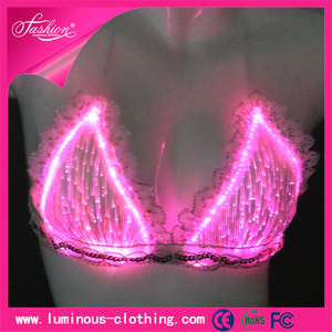 Luz de fibra óptica 2015 <span class=keywords><strong>playboy</strong></span> sexy para mujer de la ropa interior de la muchacha trajes del partido - Product Image 5