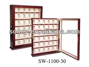 The best price both cool wall-hung and foot type <span class=keywords><strong>bubinga</strong></span> 30 watch hot cabinet 2014 new products - Product Image 1
