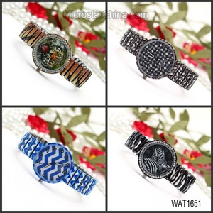 Braided analog quartz chain custom cheap friendship bangle watches for birthday gift - Product Image 2