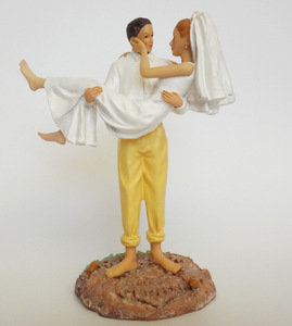 SUPER OFFERTA Statuetta Romantica per Torta Nuziale in RESINA Statua Coppia di Sposi Innamorati - Product Image 6