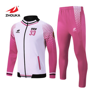 Conjunto Deportivo de Fútbol para Hombre de Alta Calidad Personalizado en Azul Claro, Chándal de Entrenamiento Deportivo de 2 Piezas, Chaqueta de Fútbol para Hombre - Product Image 5