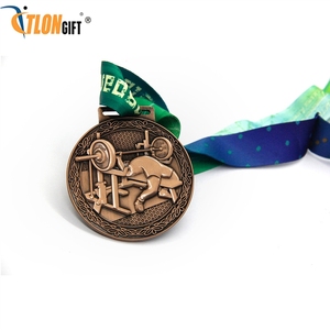 Promocional empuje automático Cristal de metal medalla - Product Image 2