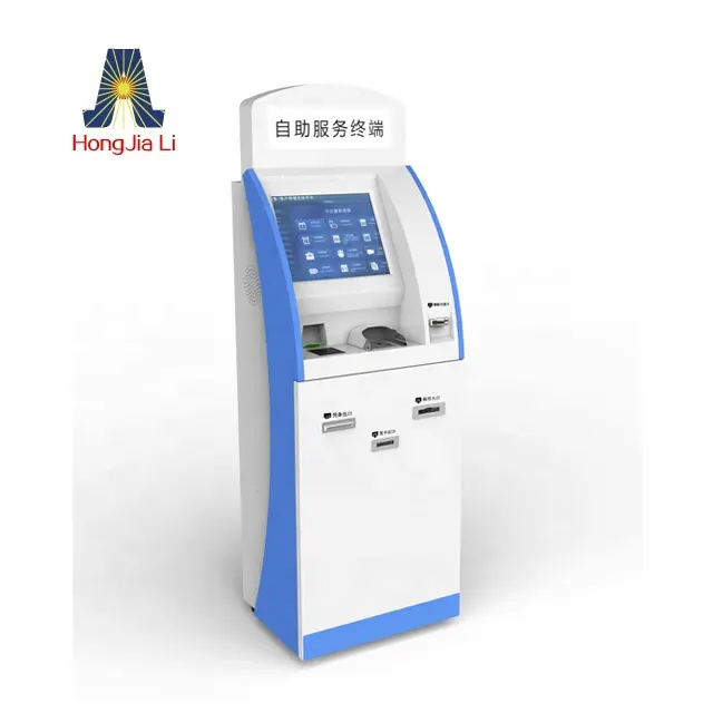 Touch Screen ATM Machine Met Cash Dispenser