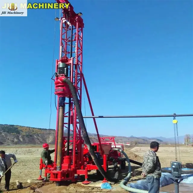 150-200 m di profondità mini Rimorchio Montato Portatile Impianti di Acqua di Pozzo di Perforazione